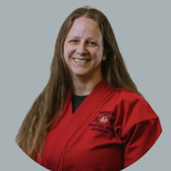 Senpai Jenna Fremming, certified instructor at Guido's Martial Arts Academy